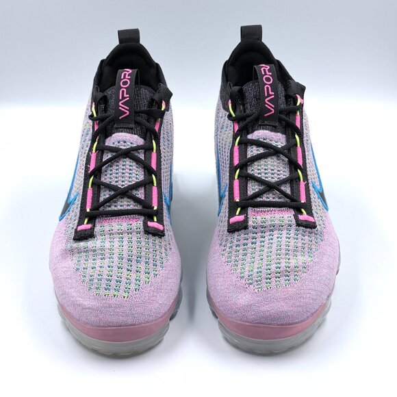 Nike Vapormax Flyknit 2021 Pink Blast Blue - Picture 4 of 12